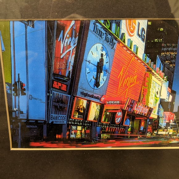 Framed Old Times Square Artwork - Picture 4 of 4